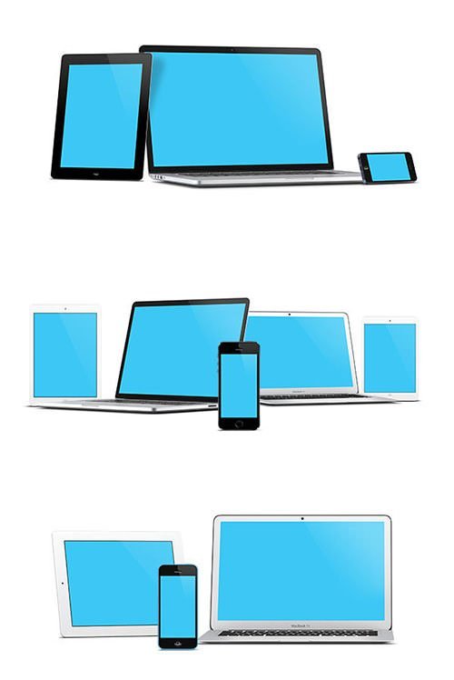 apple-screen-mockups600 模板 模板 素材